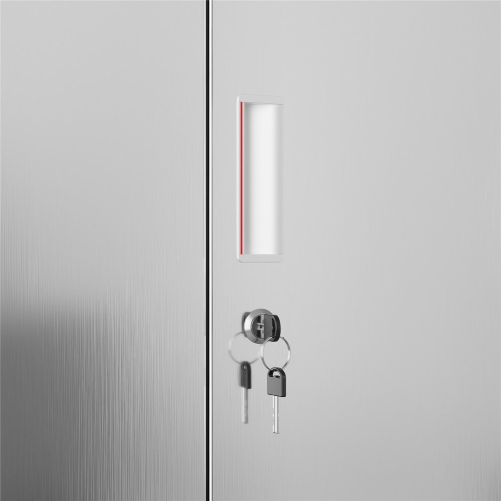 Professional Stainless Steel 4-Door Locker 1800x900x420 mm for Commercial Kitchens