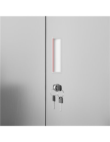 Professional Stainless Steel 4-Door Locker 1800x900x420 mm for Commercial Kitchens