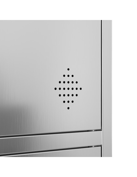 Professional Stainless Steel 4-Door Locker 1800x900x420 mm for Commercial Kitchens