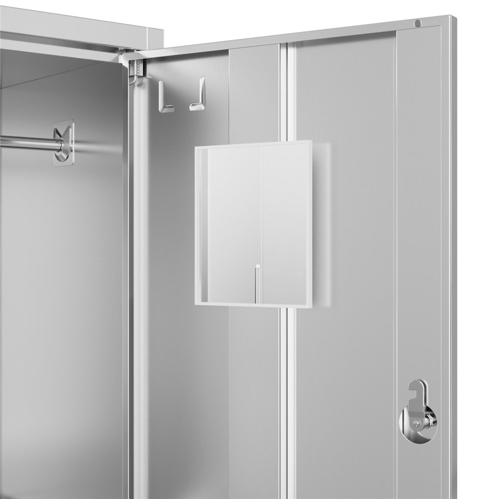 Professional Stainless Steel 4-Door Locker 1800x900x420 mm for Commercial Kitchens