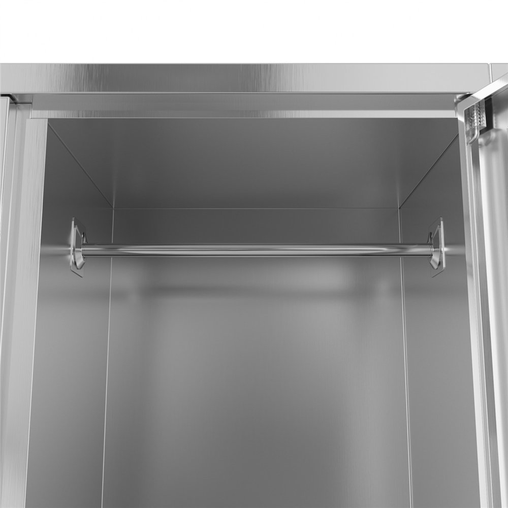 Professional Stainless Steel 4-Door Locker 1800x900x420 mm for Commercial Kitchens