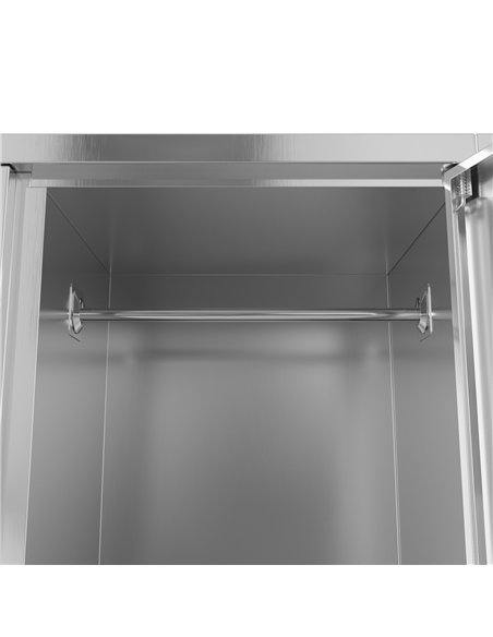 Professional Stainless Steel 4-Door Locker 1800x900x420 mm for Commercial Kitchens