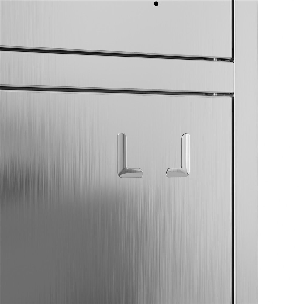 Professional Stainless Steel 4-Door Locker 1800x900x420 mm for Commercial Kitchens