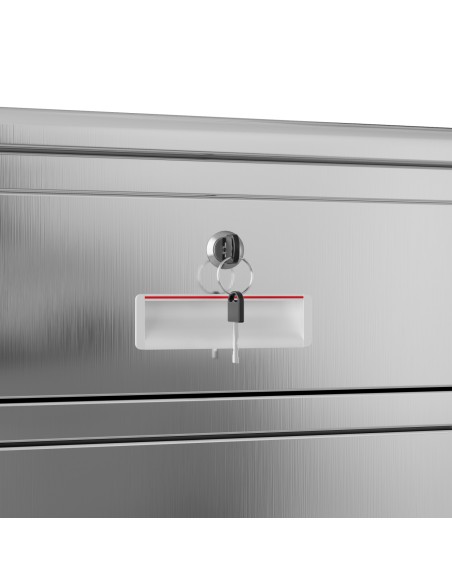 Professional Stainless Steel 1-Door Cabinet 750×400×400 mm for Commercial Kitchens