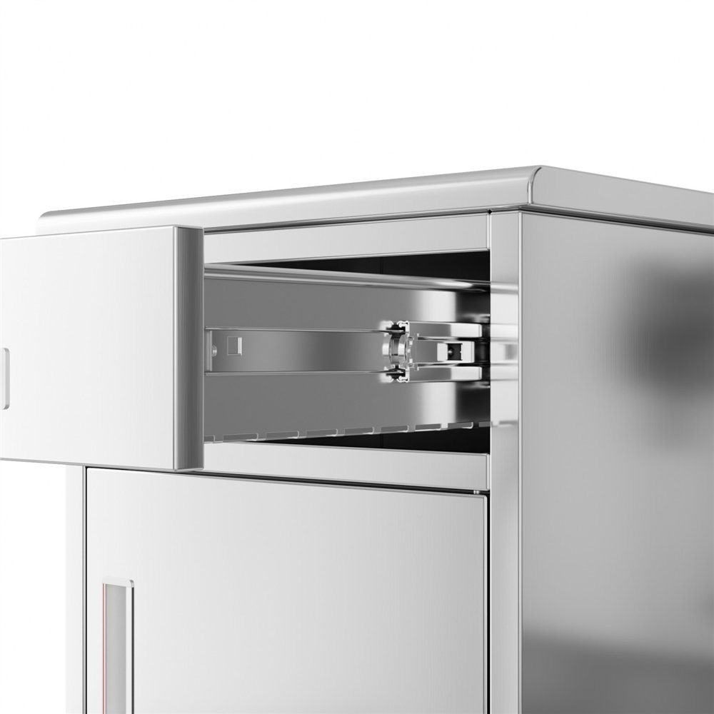 Professional Stainless Steel 1-Door Cabinet 750×400×400 mm for Commercial Kitchens