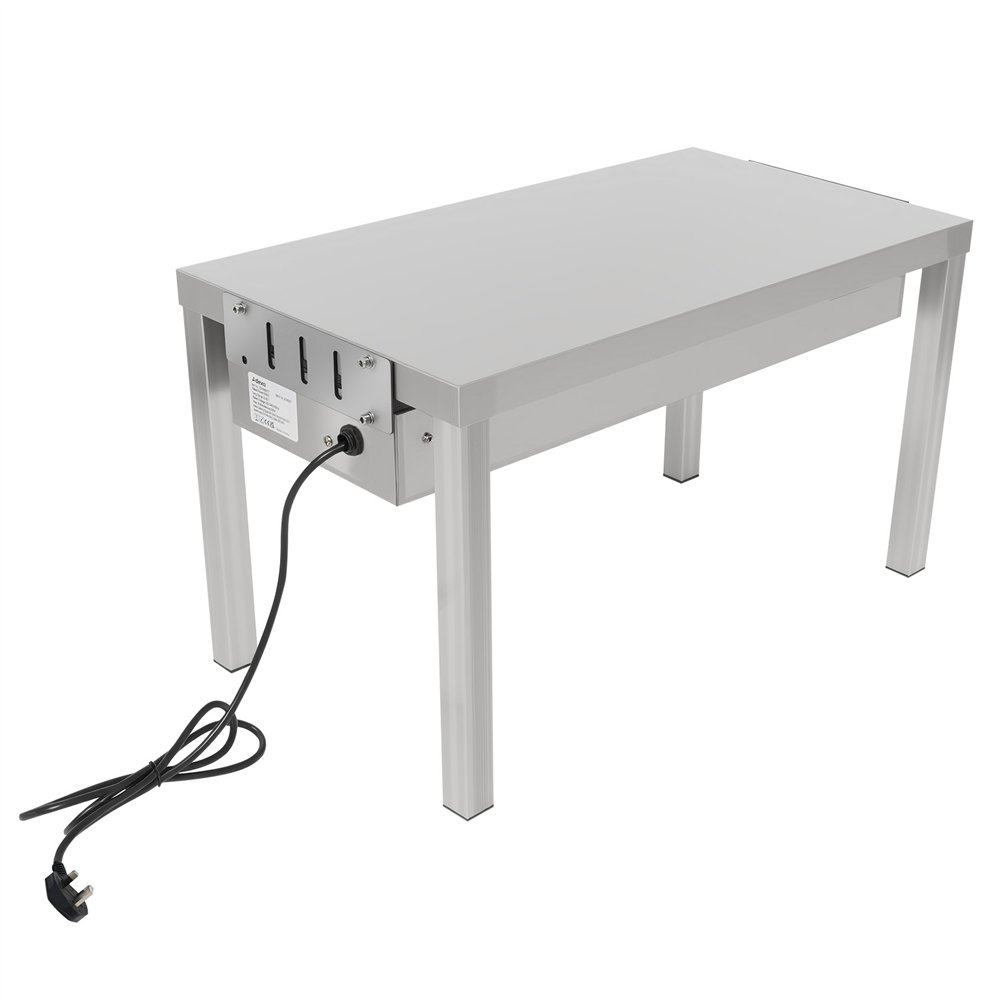 Professional Single Tier Heated Gantry with Heat Bridge 600×335×350mm for Commercial Kitchens