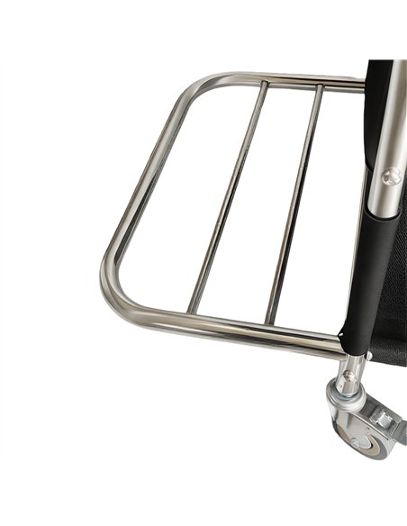 Professional Stainless Steel Laundry Trolley with Shelves – 1110×490×1125mm Silver for Commercial Kitchens