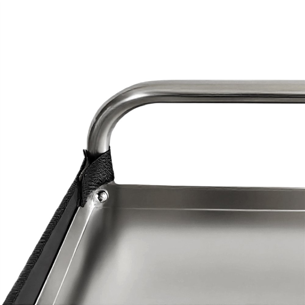Professional Stainless Steel Laundry Trolley with Shelves – 1110×490×1125mm Silver for Commercial Kitchens