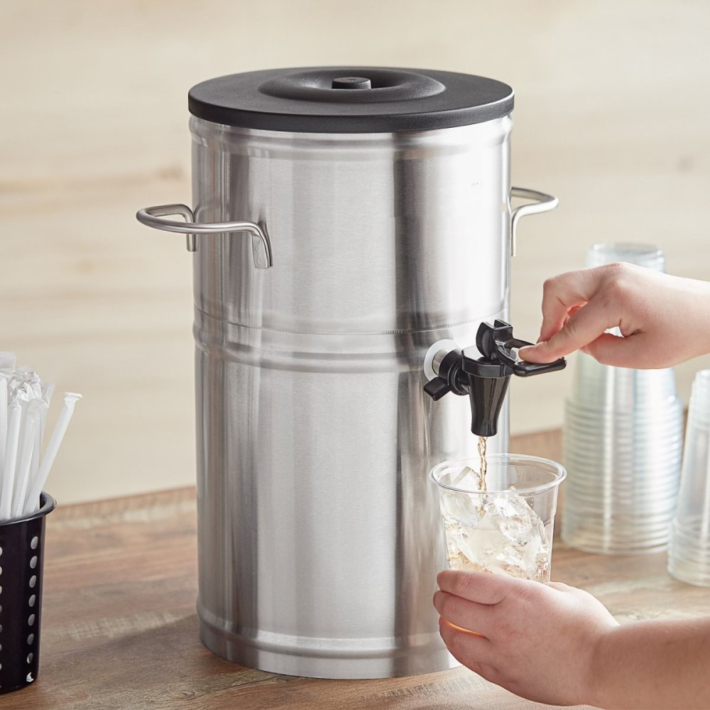 Commercial Stainless Steel Hot &amp Cold Beverage Dispenser 11.5 litres | Stalwart DA- CFTD3GR