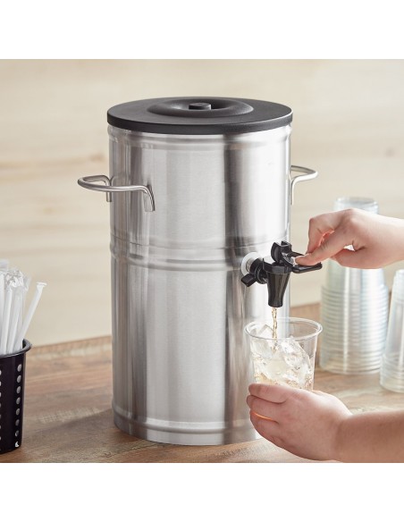Commercial Stainless Steel Hot &amp Cold Beverage Dispenser 11.5 litres | Stalwart DA- CFTD3GR