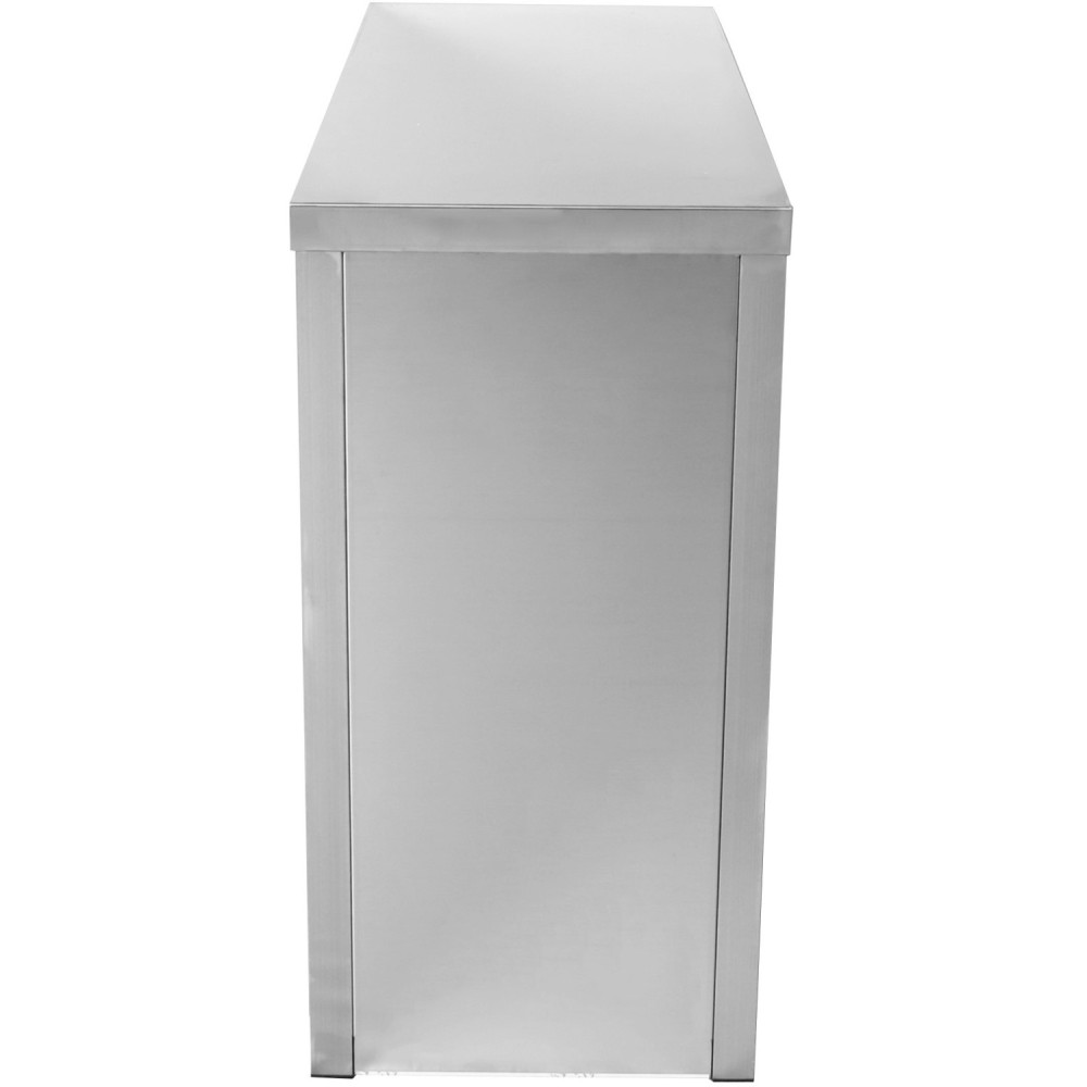 Professional Stainless Steel Wall Cabinet 1000x400x800mm for Commercial Kitchens