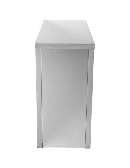 Professional Stainless Steel Wall Cabinet 1000x400x800mm for Commercial Kitchens