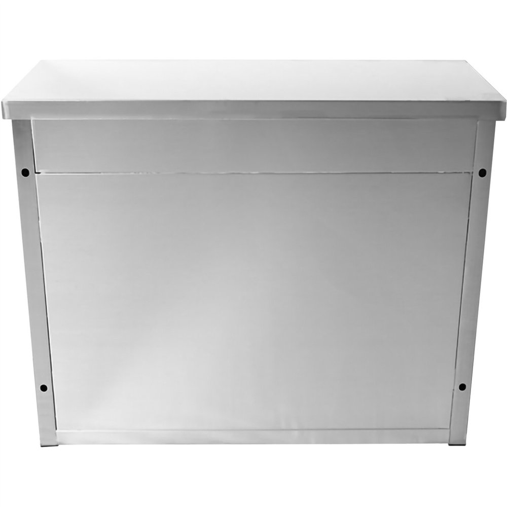 Professional Stainless Steel Wall Cabinet 1000x400x800mm for Commercial Kitchens