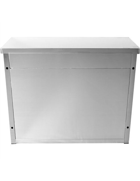 Professional Stainless Steel Wall Cabinet 1000x400x800mm for Commercial Kitchens