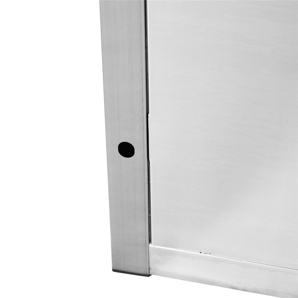 Professional Stainless Steel Wall Cabinet 1000x400x800mm for Commercial Kitchens