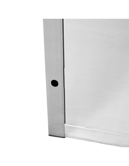 Professional Stainless Steel Wall Cabinet 1000x400x800mm for Commercial Kitchens