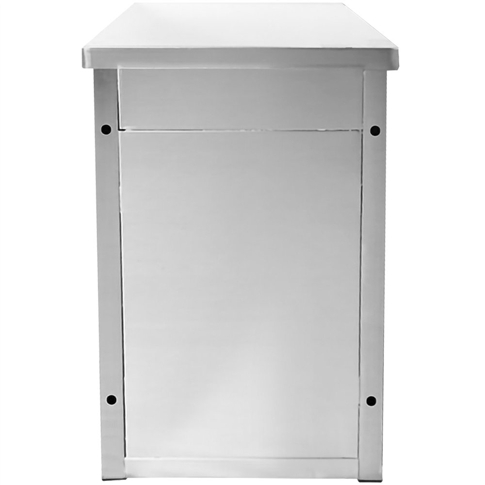Professional Stainless Steel Wall Cabinet 800x400x800mm for Commercial Kitchens