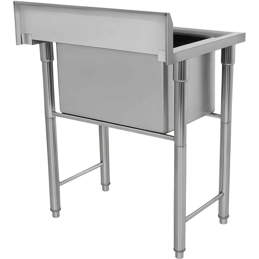Professional Stainless Steel Pet Grooming Bath Tub with Drainer Set for Catering Businesses