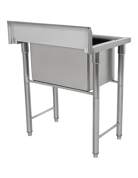 Professional Stainless Steel Pet Grooming Bath Tub with Drainer Set for Catering Businesses