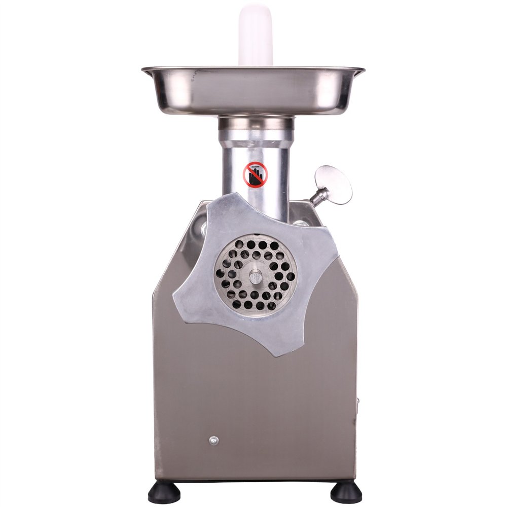 Professional Commercial Electric Meat Grinder/Mincer in Stainless Steel for High-Demand Kitchens - 440×220×460mm Size