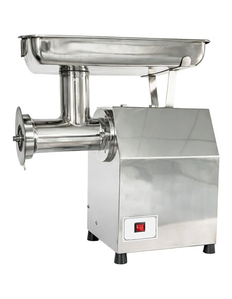 Professional Commercial Electric Meat Grinder in Stainless Steel, Ideal for High-Demand Kitchens - 570×350×570mm Size