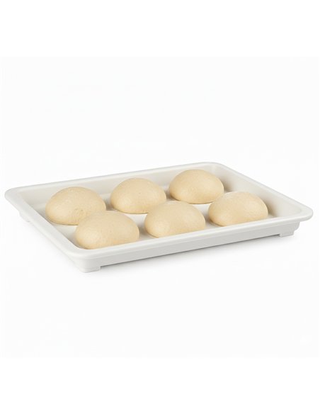 Professional Pizza Dough Storage Container, 453x325x42mm Polypropylene Box for High-Demand Kitchens