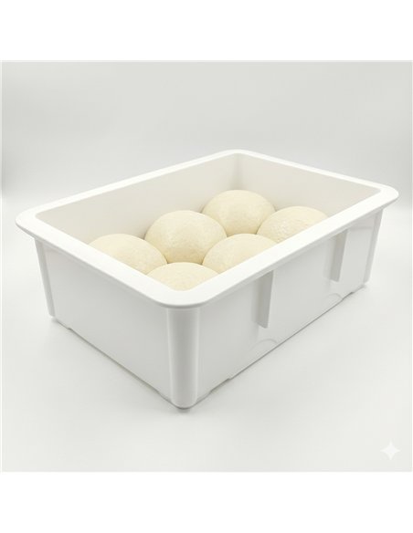 Professional Pizza Dough Storage Container, Polypropylene 452×324×160mm, Ideal for Busy Commercial Kitchens