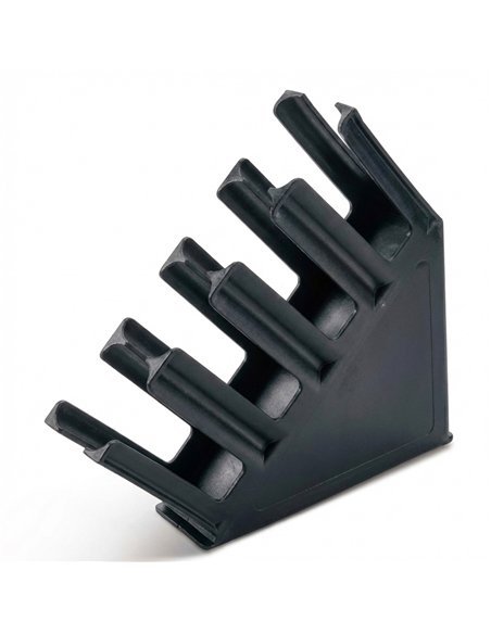 Professional Black Cup Holder for High-Demand Commercial Kitchens, Size 295x386x115mm