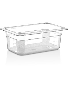 Polycarbonate Gastronorm Pan GN1/4 Depth 100mm Clear | DA-P8144