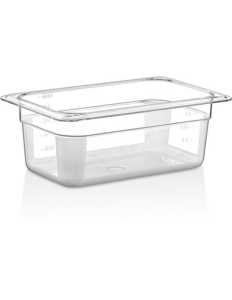 Polycarbonate Gastronorm Pan GN1/4 Depth 100mm Clear | DA-P8144