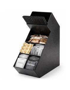 Professional Polypropylene Organizer for Busy Commercial Kitchens, Black