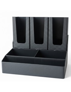 Professional 2-Tier Coffee Shelf, 265 x 355 x 380 mm, Black for High-Demand Commercial Kitchens 2