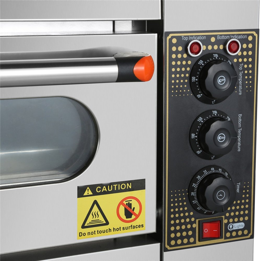 Commercial Electric Bakery Oven 1 Chamber 4000W 400x600mm Tray Stainless Steel | Professional CS25HEO11D