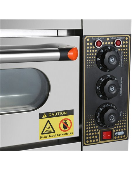 Commercial Electric Bakery Oven 1 Chamber 4000W 400x600mm Tray Stainless Steel | Professional CS25HEO11D
