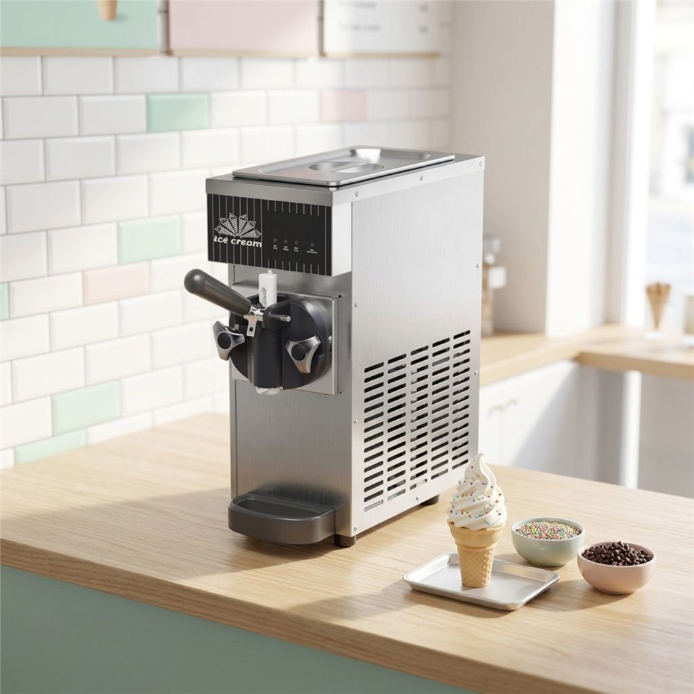Commercial Standing Soft Serve Ice Cream Machine 4–5L/H 200x400x510mm | Professional CS25ZBBQL28