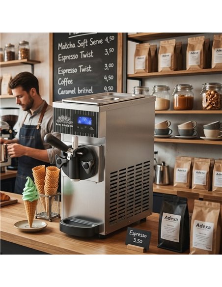 Commercial Standing Soft Serve Ice Cream Machine 4–5L/H 200x400x510mm | Professional CS25ZBBQL28
