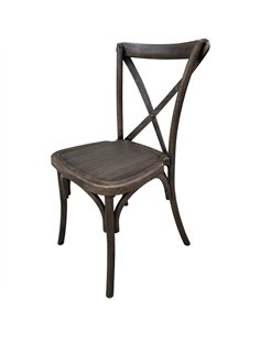 Resin Crossback Chair Dark Brown | Professional CS25AOX522