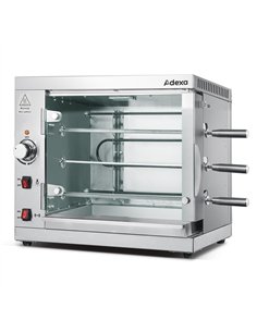 Commercial Electric Chicken Rotisserie Oven 3 Rods 2kW 760x380x500mm | Professional CS25KTE3T