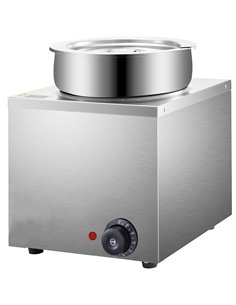Commercial 4L Stainless Steel 1 Pot Bain Marie Soup &amp Sauce Warmer 260×260×290mm | Professional CS25M804