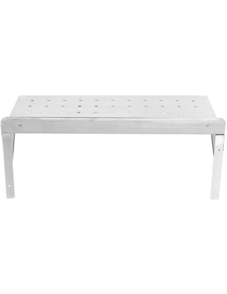 Wall Shelf Perforated 1 tier Stainless steel 1100x300x254mm | Stalwart DA-WSW30110P