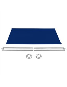 Dark Blue Canvas Barrier Panel Accessory 1430×700mm | Professional CS25BBPCB01DB