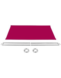 Red Canvas Barrier Panel Accessory 1430×700mm | Professional CS25BBPCB01R