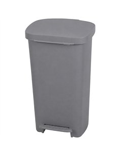 Commercial Pedal Waste Bin 30L Grey Polypropylene 385 x 365 x 480mm | Professional CS25XDL30D3GREY
