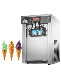 Commercial Upright Soft Serve Ice Cream Machine 18-20L/H 1300W R290 Twin Flavour | Professional CS25ZBBQL168