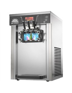 Commercial Upright Soft Serve Ice Cream Machine 18-20L/H 1300W R290 Twin Flavour | Professional CS25ZBBQL168 2