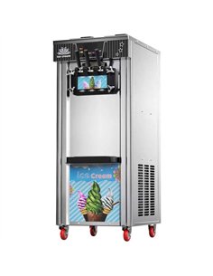 Commercial Floor-Standing Soft Serve Ice Cream Machine 18-20L/H 1300W R290 Twin Flavour | Professional CS25ZBBQL268 2