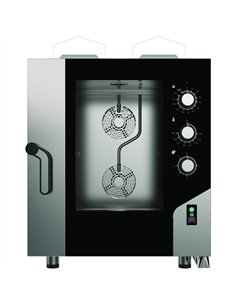 Commercial Gas Combi Oven 7 x GN 1/1 Electromechanical Controls Direct Steam | Professional CS25MKF711GSM