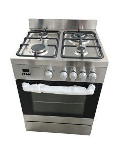 Commercial 4 Burner Stainless Steel Gas Range with Gas Oven 600×600×850mm | Professional CS25G24D084010 2