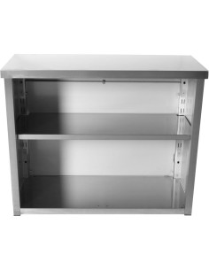 Professional Stainless Steel Wall Cabinet 1000x400x800mm for Commercial Kitchens