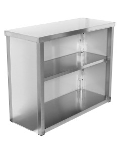 Professional Stainless Steel Wall Cabinet 1000x400x800mm for Commercial Kitchens 2